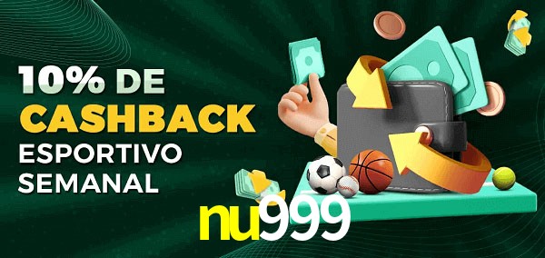 10% de bônus de cashback na nu999